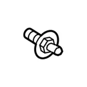 Lift cylinder ball stud - M8 X 15MM, Back