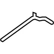 Sunroof Drain Hose Water Tube - Left, Front