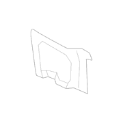 Quarter Panel Seal Insulator - Right, Inner