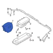 Steering Wheel Air Bag Module (Platinum)