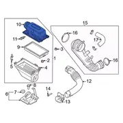 Air Filter Housing Cleaner Cover - 2.3L