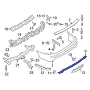 Valance Panel Cover Bumper Step Pad Screw - Rear