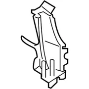 Crossmember Fender Apron Reinforcement Bracket - Left, Front