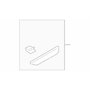Interior Door Handle Trim Inside Escutcheon - Left, Rear (Cypress)