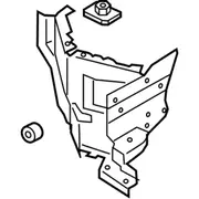 Fender Apron Reinforcement - Left, Front