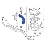 Engine Air Intake Hose - 2.0L