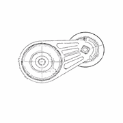 Automatic Tensioner for 34SI Alternator for S60 14L DDEC6