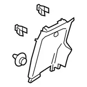 Body C-Pillar Trim Panel - Left, Inner (XL, XLT)