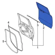 Panel Door - Right, Rear, Outer