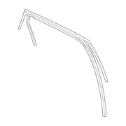 Window Channel Track - Left, Rear