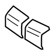 Bumper Decal Stripe Sticker - Left