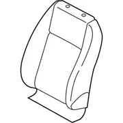 Seat Back Cushion Cover - Right, Front