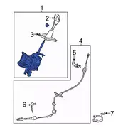 Automatic Transmission Shift Lever Gear (AT)
