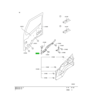 TRIM,FR DOOR,UPR RH 1