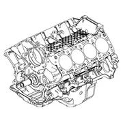 Engine Short Block Cylinder - 5.0L