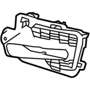 Fog Light Trim Bumper Grille - Left, Front