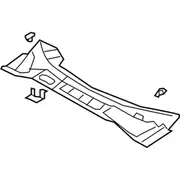 Cowl Grille Panel Top - Outer
