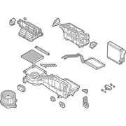 Hvac Unit Case Evaporator And Housing