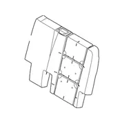 Seat Back Cushion Pad - Left, Rear