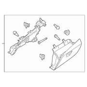 Glove Box Compartment Side - Passenger