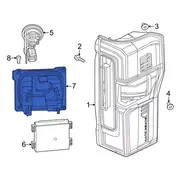 Blind Spot Detection System Warning Sensor Bracket - Left, Rear