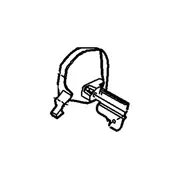 Shield Seat Back Recliner Adjustment Mechanism Cover - Front, Passenger
