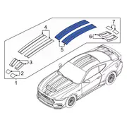 Roof Decal Low gloss coupe only (Coupe)