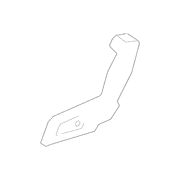 Cover Shield <br>Seat Trim Panel Pivot Seat Valance Onyx - Right, Rear, Outer