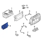 Gps Navigation Control Module Central Processing Unit