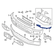 Bumper Trim Molding - Right, Front