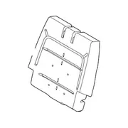 Seat Back Cushion Pad - Left, Rear