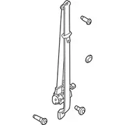 Seat Belt Lap and Shoulder Retractor Pretensioner - Right, Front