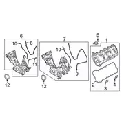 Engine Timing Cover Gasket <br>Gasket for Side seal Power Inverter #1 -
