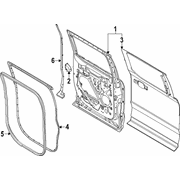 Door Outer Panel - Left, Rear,