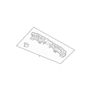 Floor Pan Crossmember Engine Support - Rear, Center