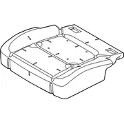 Seat Cushion Pad - Left, Rear