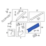 COUPE Plate Scuff Door Sill <br>Door Step cover - Right, Front (CONVERTIBLE, Coupe)