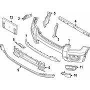 Bumper Impact Bar <br> that performs the function of a Bumper, but is concealed behind cover