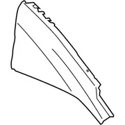 Body A-Pillar Reinforcement Extension - Right, Outer