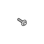 Screw And Washer Body C Pillar Trim Panel - M6 X 25, Center MULTI FUNCTION DISPLAY 15