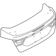 Deck Lid Hatch Door - Rear