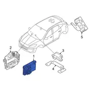 Keyless Entry Module Alarm/Keyless Lock System Kit