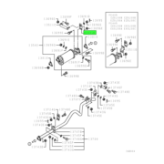 SUSPENDER,EXHAUST TAIL PIPE 1