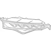 Fog Light Lamp - Left, Front