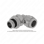 Elbow Fitting for Oil Renewal System - S60 14L EPA07