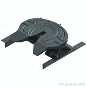 Fifth Wheel Assembly - Hold Flat Plate, FW35, 8.625 inch, Left Hand