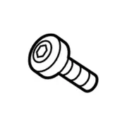Screw Seat Belt Receptacle Bolt - M12 X 30MM, Rear