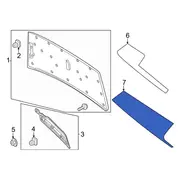 Hood Decal Kit Graphics - Right, Rear, Back