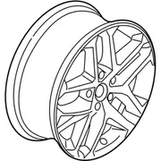 Wheel Rim 17 X 7.5 Style 2