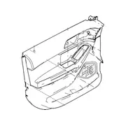 Door Interior Trim Panel - Right, Front, Lower (Limited)